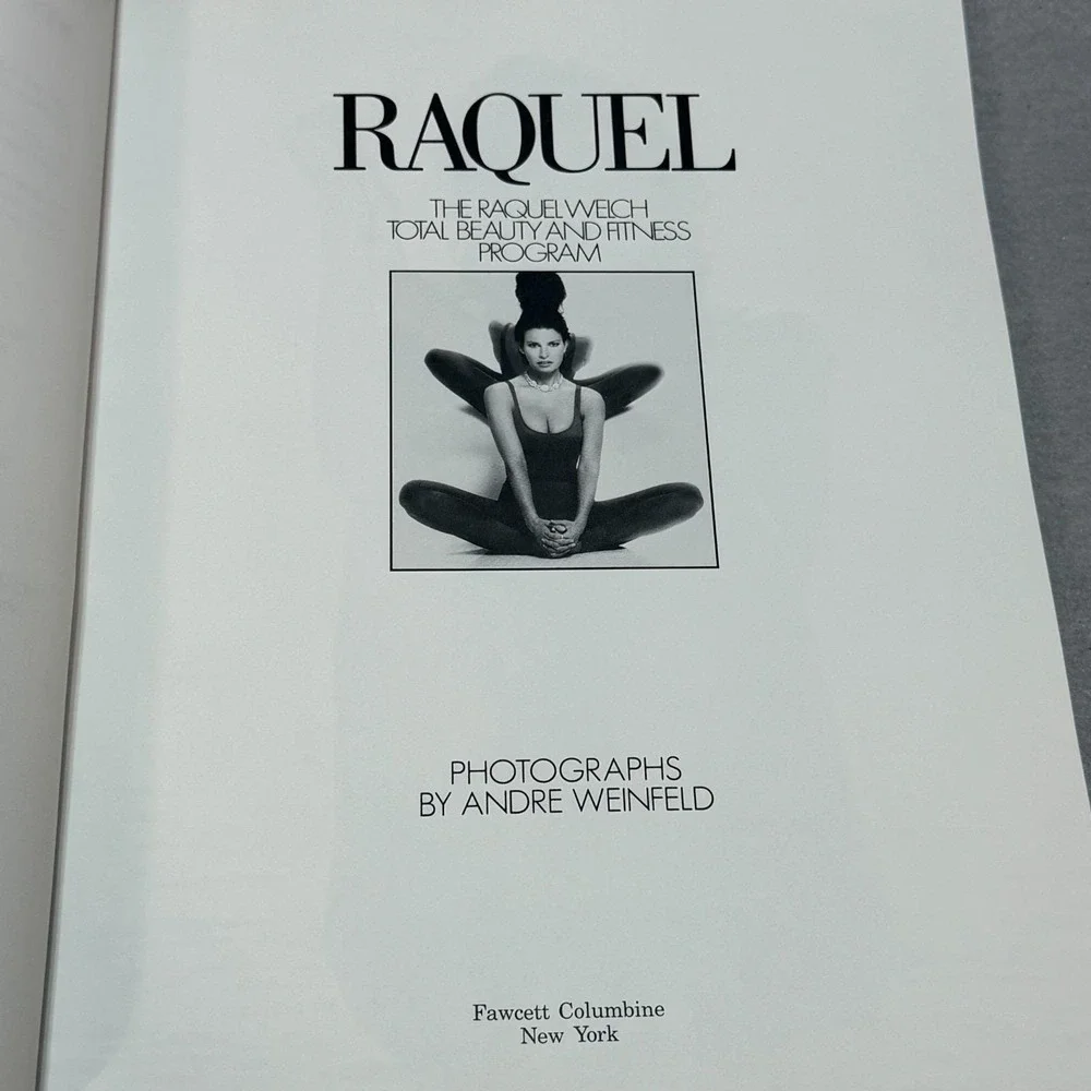 Raquel Welch Book Lot 2 First Editions First Printings HC/DJ Memoir Fitness